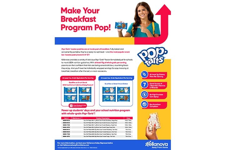 K-12 Pop-Tarts® Sell Sheet