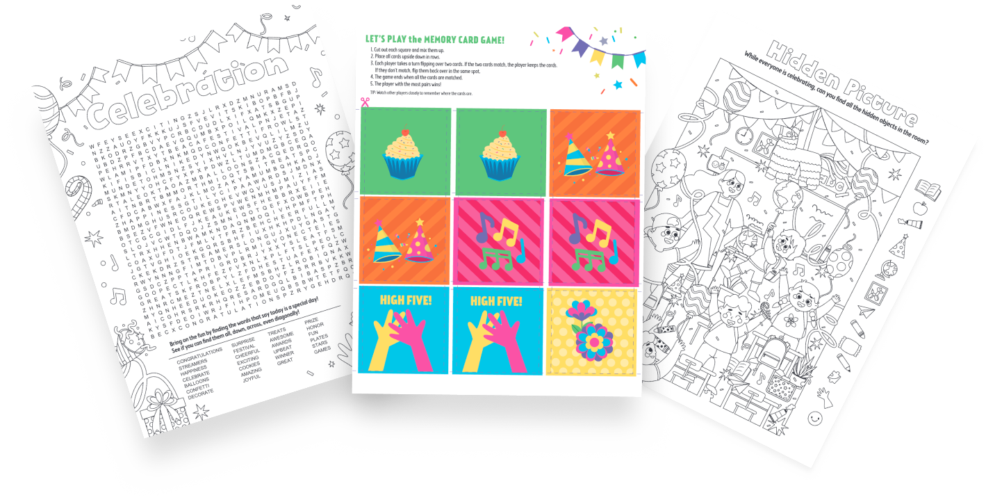 Celebration Activity Kits Thumbnails