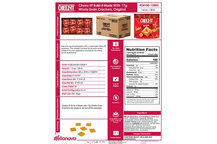 2410012803 Cheez-It Build-It Made with 17g Whole Grain for Schools NLI 19757 K-12 Spec (Available July 2027)