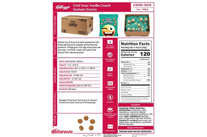 3010012695 ChatSnax Vanilla Grahams NLI18137 K-12 Spec