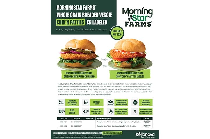 MorningStar Farms® Chik'n Patty Sell Sheet 2025 - 2026