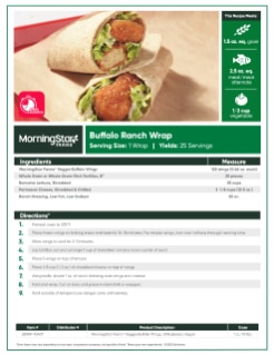MorningStar Farms® Buffalo Ranch Wrap Image