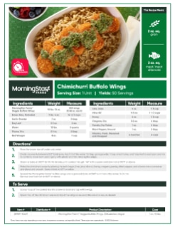 MorningStar Farms® Chimichurri Buffalo Wings Image