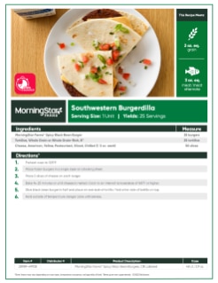 MorningStar Farms® Southwestern Burgerdilla Image