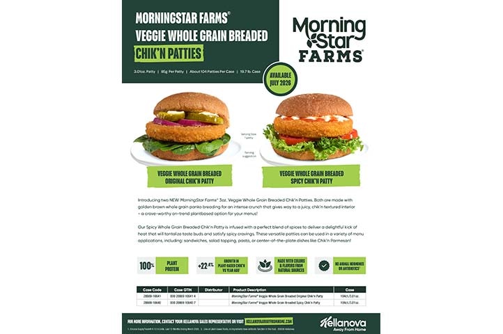 MorningStar Farms® Chik'n Patty Sell Sheet