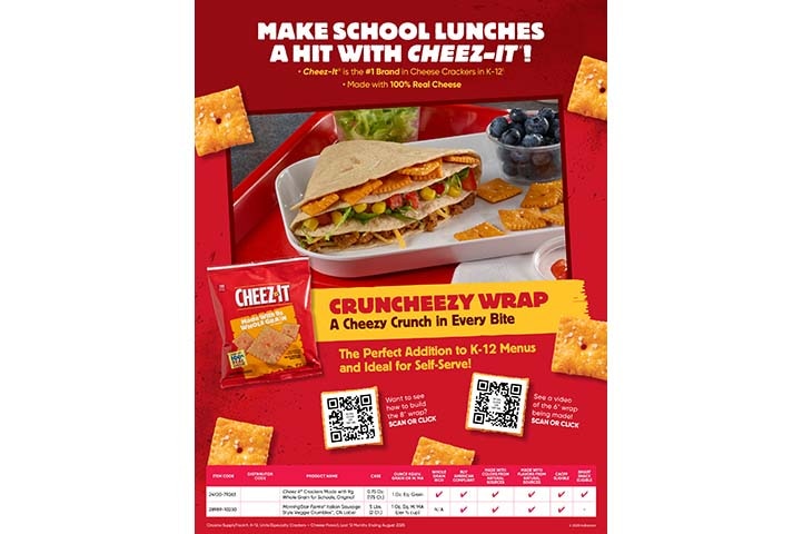 Cheez-It® Cruncheezy Wrap Sell Sheet