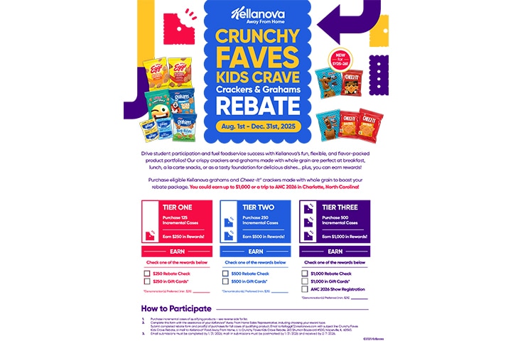 Crunchy Faves Kids Crave Rebate Form 2025
