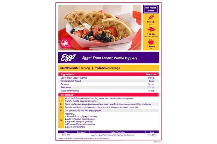 Eggo® Froot Loops® Waffle Dippers