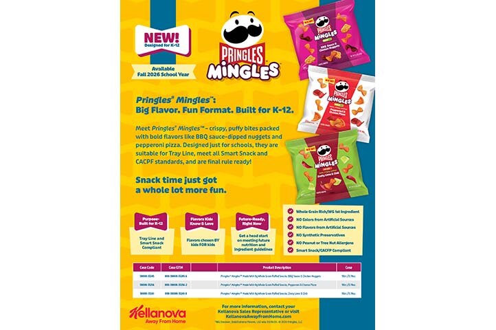 Pringles® Mingles™ Innovation Sell Sheet