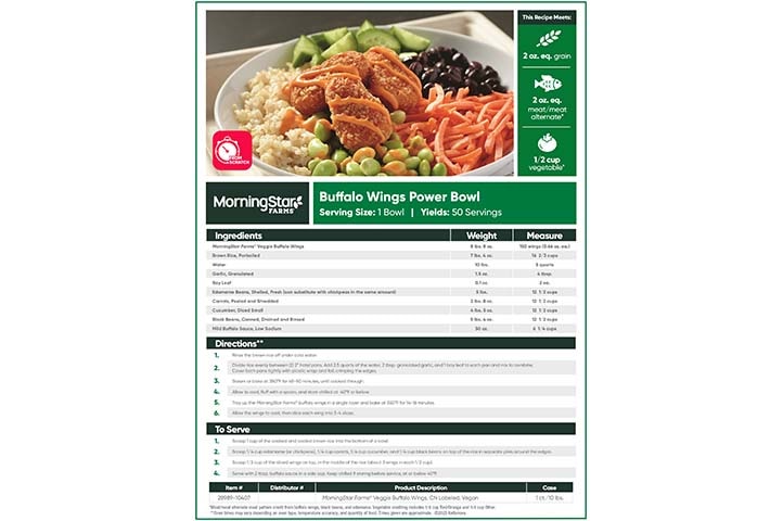 MorningStar Farms® Buffalo Wings Power Bowl Image