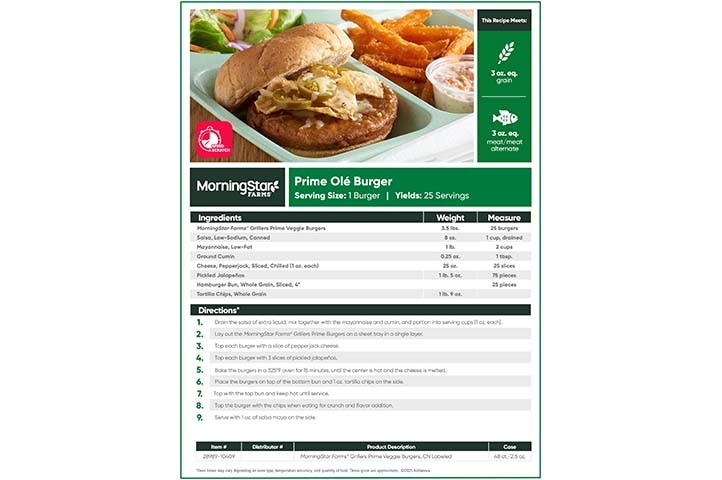 MorningStar Farms® Prime Olé Burger Image