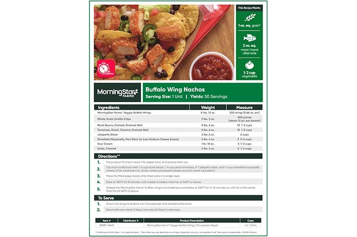 MorningStar Farms® Buffalo Wings Nachos