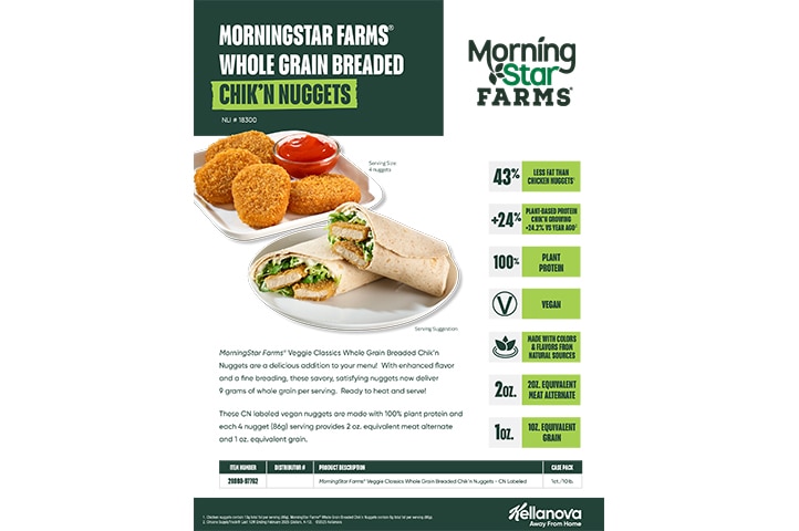 MorningStar Farms® Chik'n Nugget Flyer