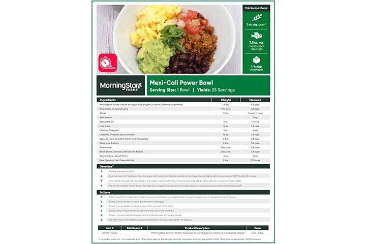 MorningStar Farms® Mexi-Cali Power Bowl