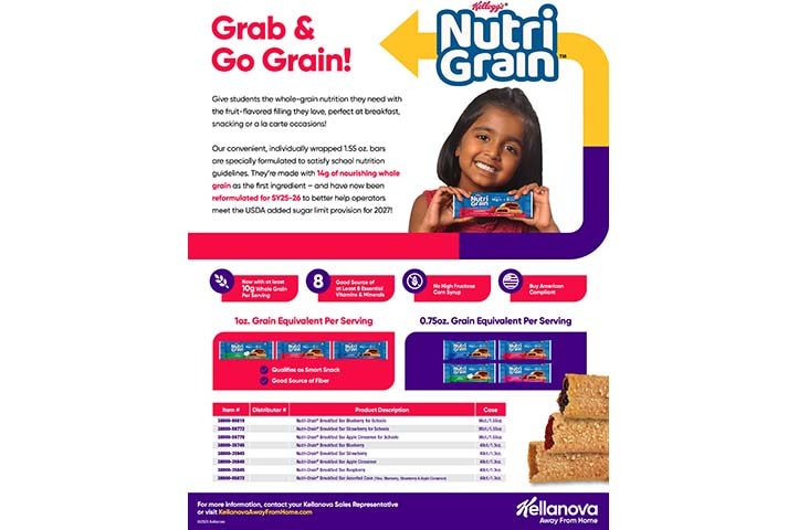 Nutri-Grain™ Portfolio Sell Sheet