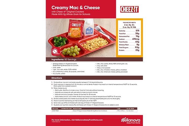Creamy Mac & Cheese with Cheez-It® Recipe