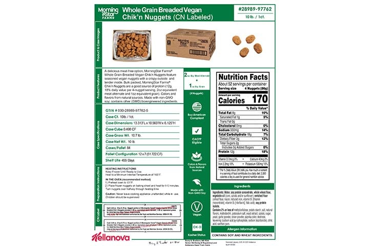 28989 97762 MSF Whole Grain Chik'n Nuggets K-12 Spec Image