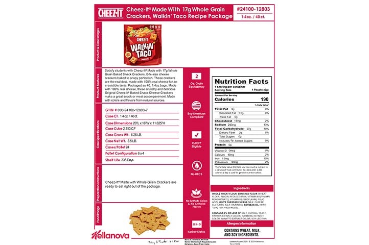 24100 12803 Cheez-It Made with Whole Grain Walkin' Taco K-12 Spec - Available July 2026