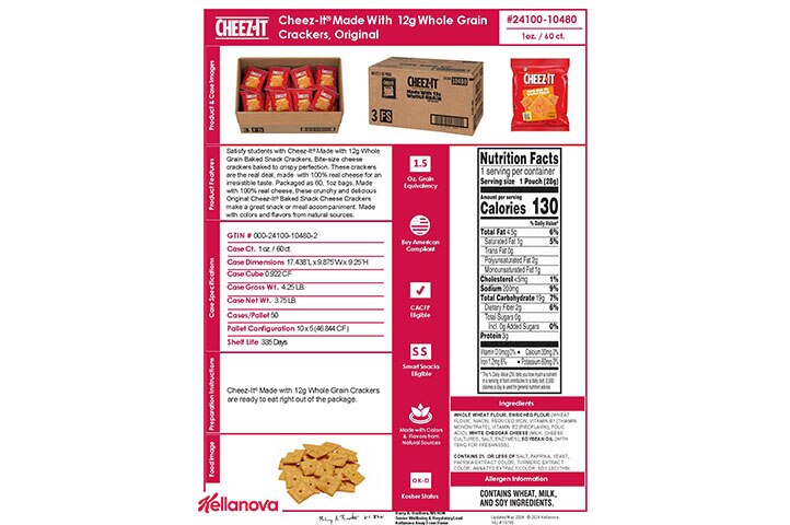 24100 10480 Cheez-It Made with 12g Whole Grain for Schools NLI 15795 - Combined Bid Spec Image