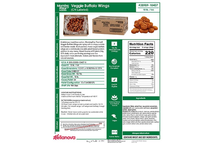 28989 10407 MSF Buffalo Wings NLI 17782 - Combined Bid Spec Image